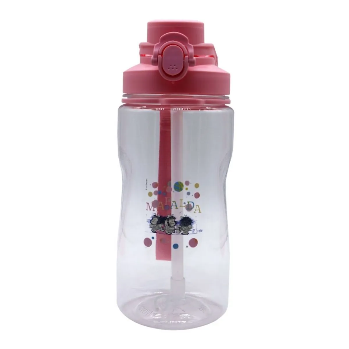 MAFALDA - Tomatodo Escolar Botella Con Cañita Mafalda 1250 ML