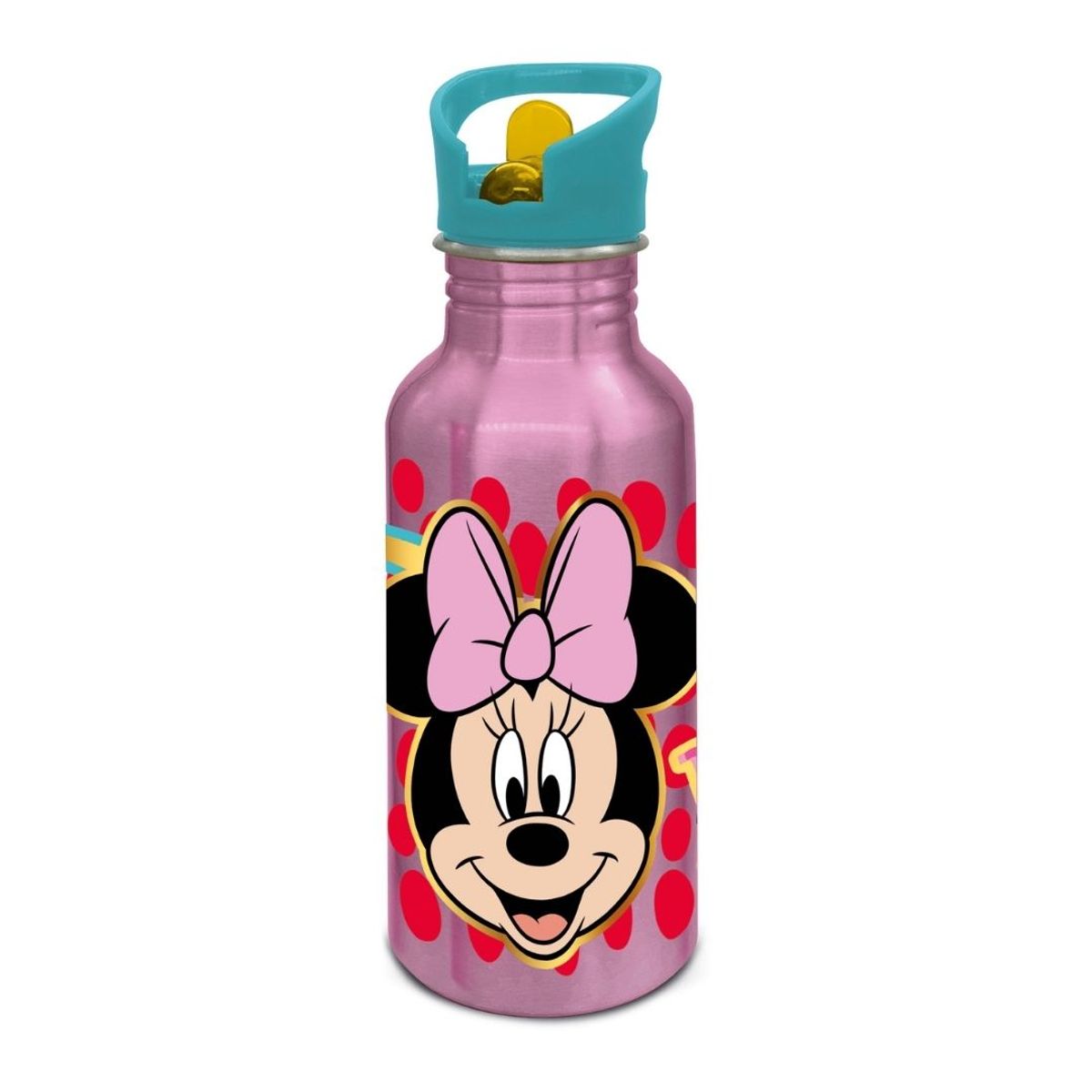 DISNEY CLASICOS - Tomatodo Minnie Aluminio con cañita 545 ML