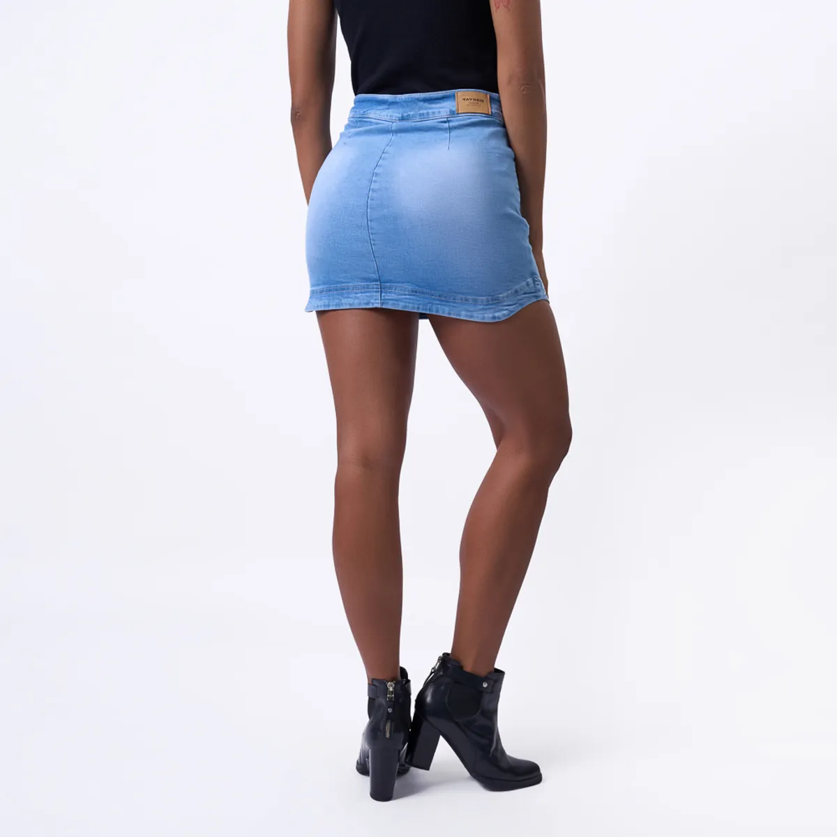 TAYSSIR - FALDA SHORT JP25KALEA DENIM STRECH