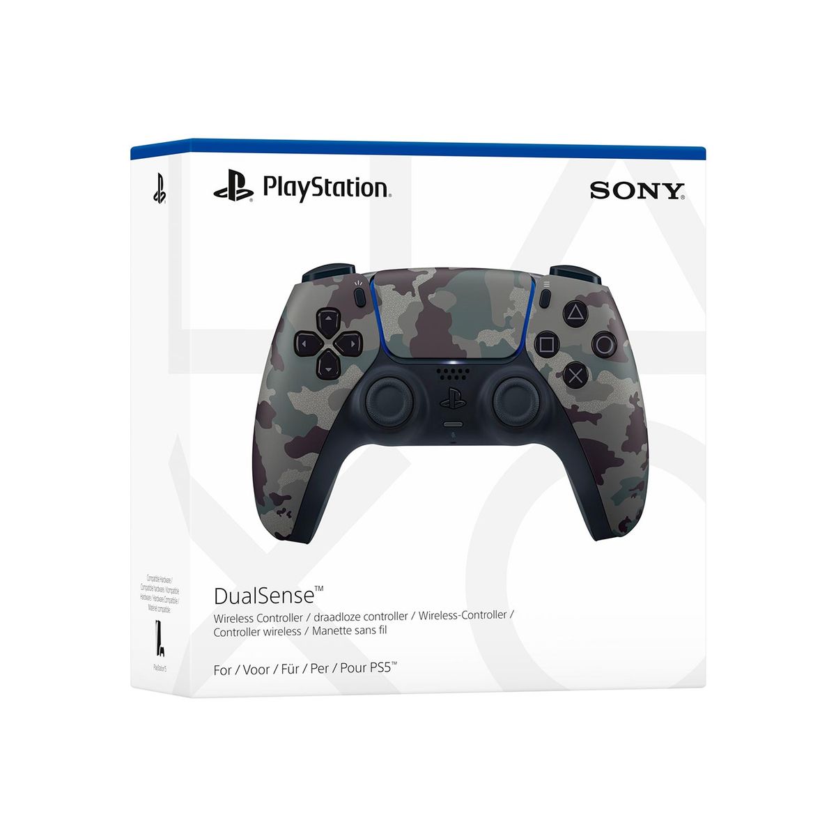 SONY - MANDO SONY PS5 DUAL SENSE CAMUFLADO GRIS