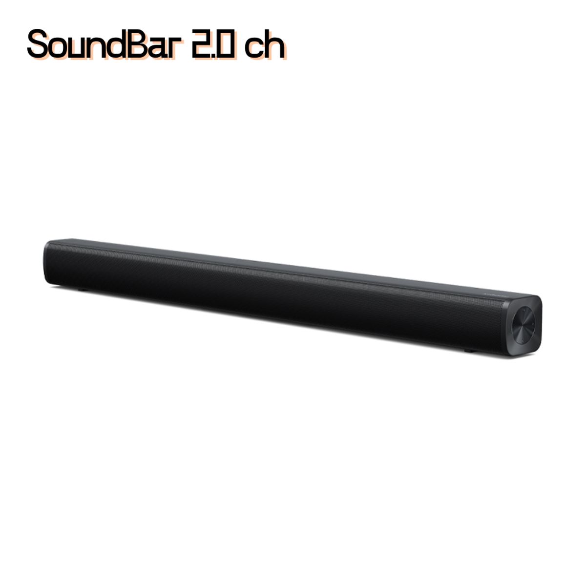 XIAOMI - Barra de Sonido Xiaomi Redmi TV SoundBar 2.0 ch Bluetooth - BK