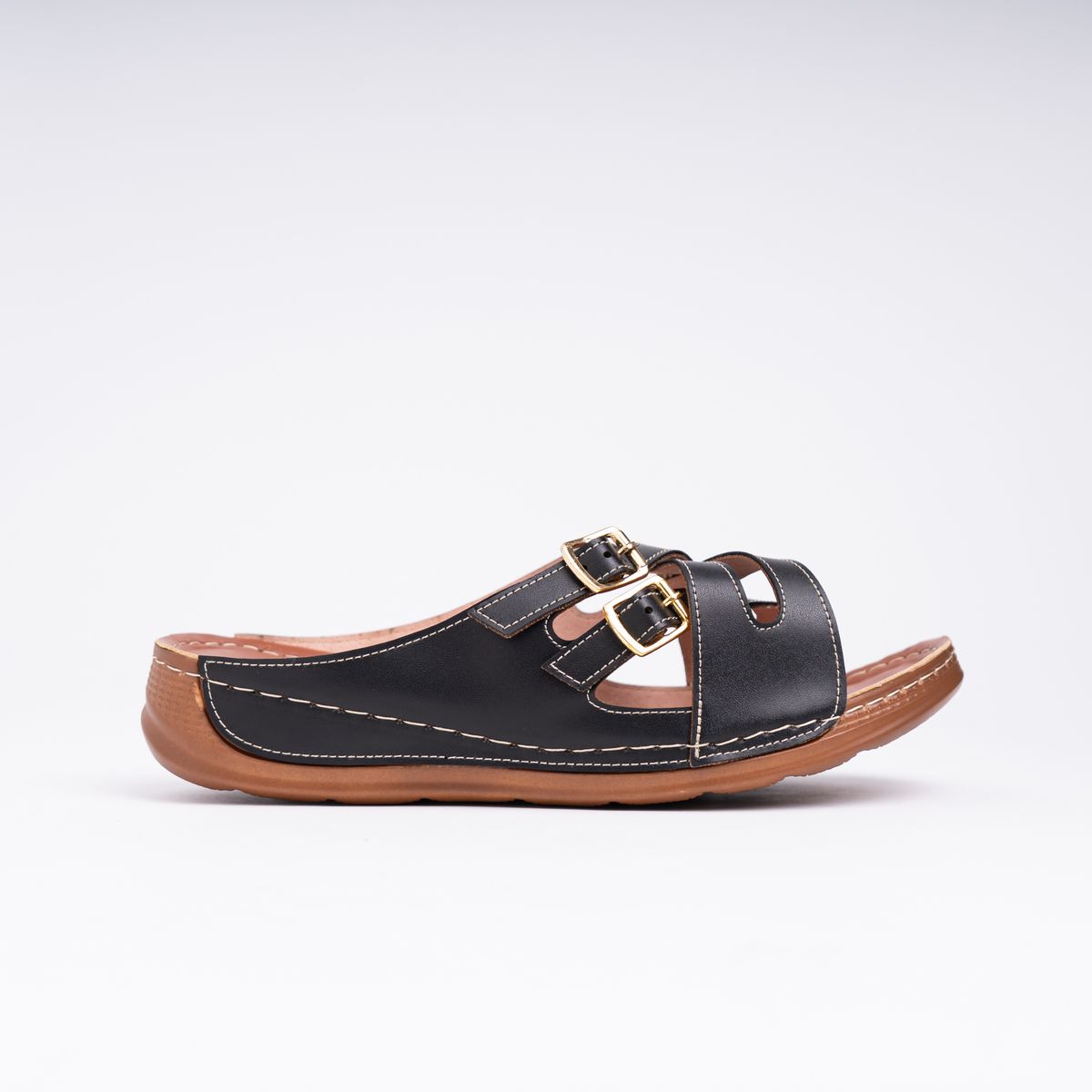 NEBULA - Sandalias Casuales Mujer Herinodes - Nébula - Negro