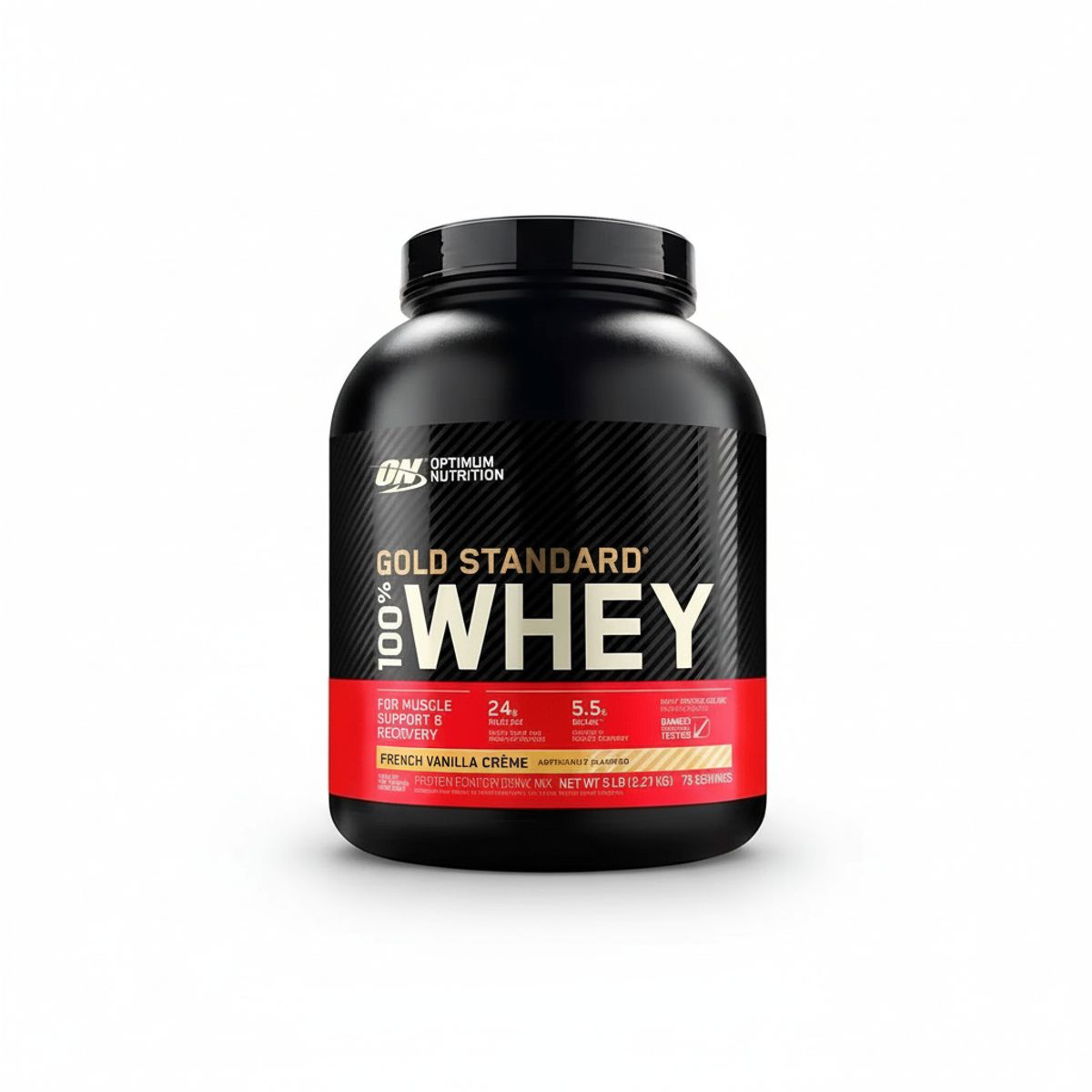 GENERICO - Gold Standard 100% Whey Protein 5LB Vanilla Ice Cream Optimum Nutrition