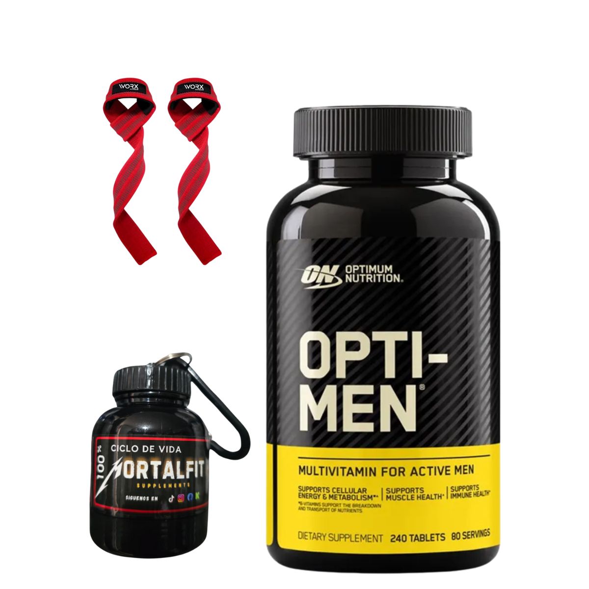 OPTIMUM NUTRITION - Optimen 240 Tabletas Multivitaminico Americano ON +Regalo