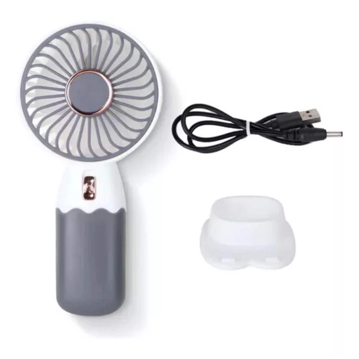 GENERICO - Mini Ventilador Portatil De Mano Recargable Soporte Celular