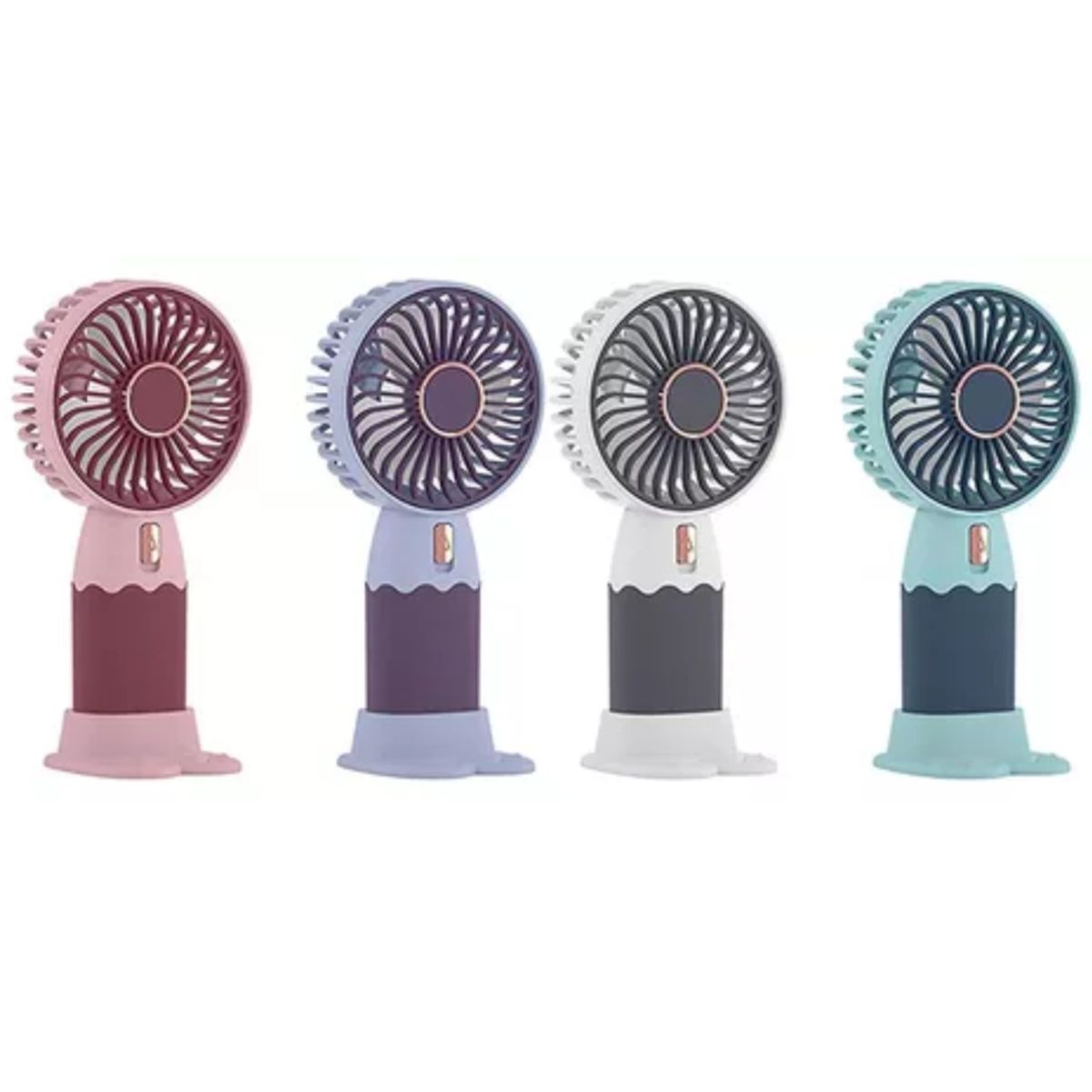 GENERICO - Mini Ventilador Portatil De Mano Recargable Soporte Celular