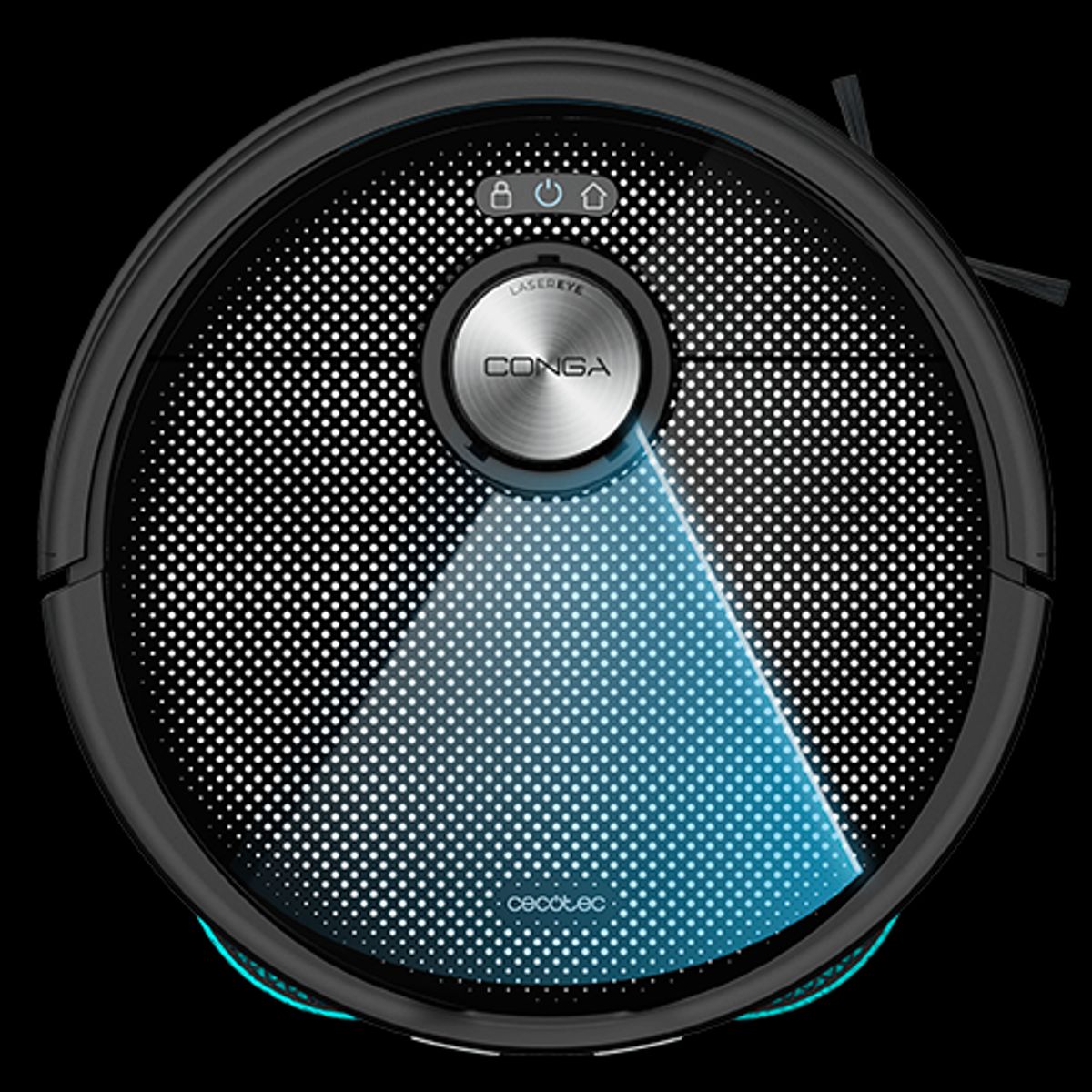 CECOTEC - Robot Aspirador Láser Con Base De Autovaciado Conga 15090 Spinarm Home&Wash