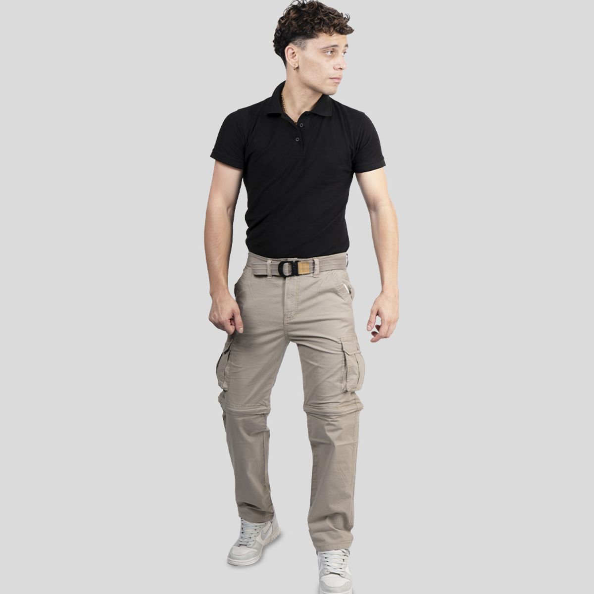 CH CASTRO SPORT - 7026 PANTALÓN MULTIFUNCIONAL PAPER CARGO SACAPIERNA 98% ALGODÓN STRECH HOMBRE