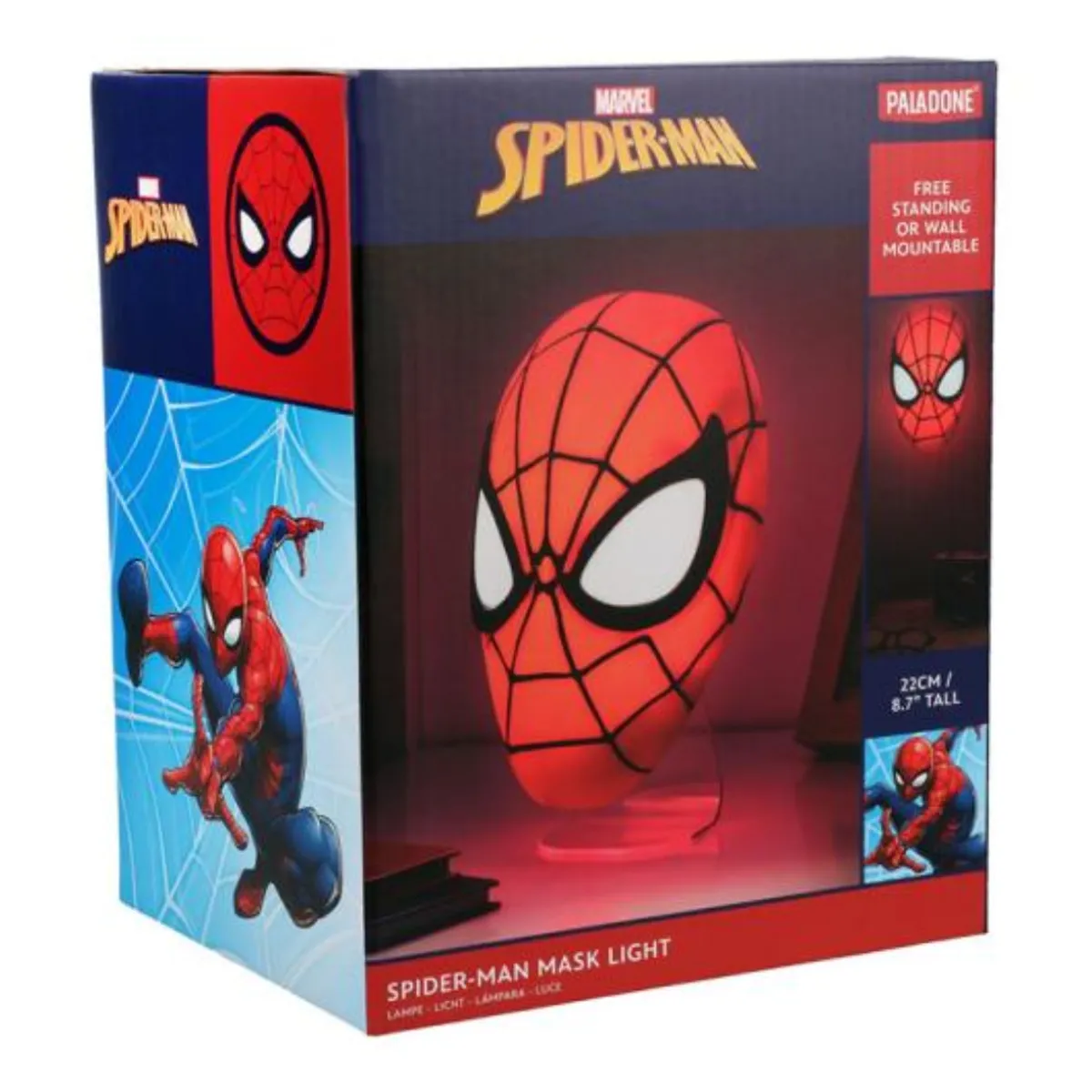 LÁMPARA MÁSCARA SPIDERMAN, marca PALADONE - Foto Principal