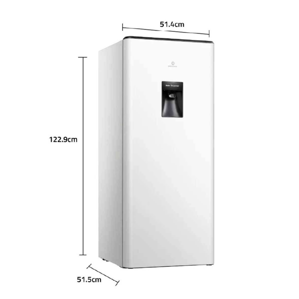 INDURAMA - REFRIGERADORA INDURAMA 177 L CON DISP DE AGUA BLANCA - RI-289DBL