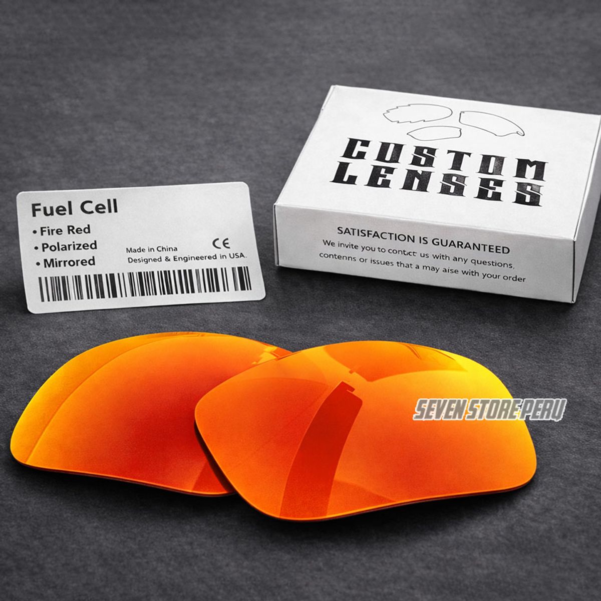 Lunas repuesto para lentes de sol Fuel Cell OO9096 - Rojo, marca CUSTOM - Foto 2