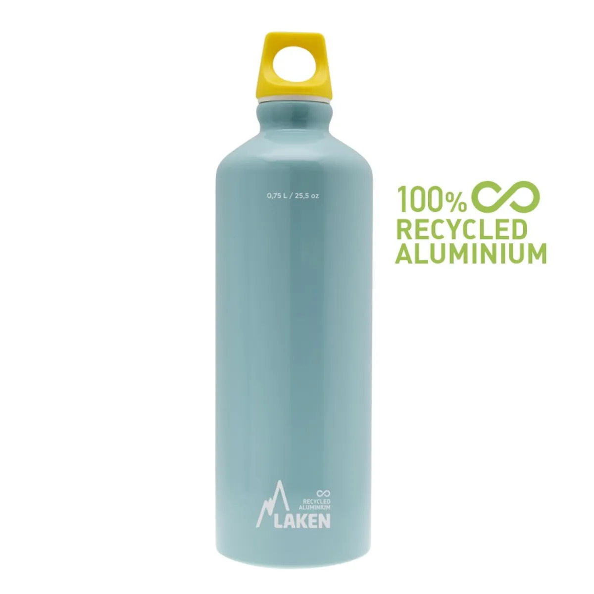 BOTELLA ALUMINIO RECICLADO CELESTE FUTURA 0.75 LITROS - LAKEN, marca LAKEN - Foto Principal