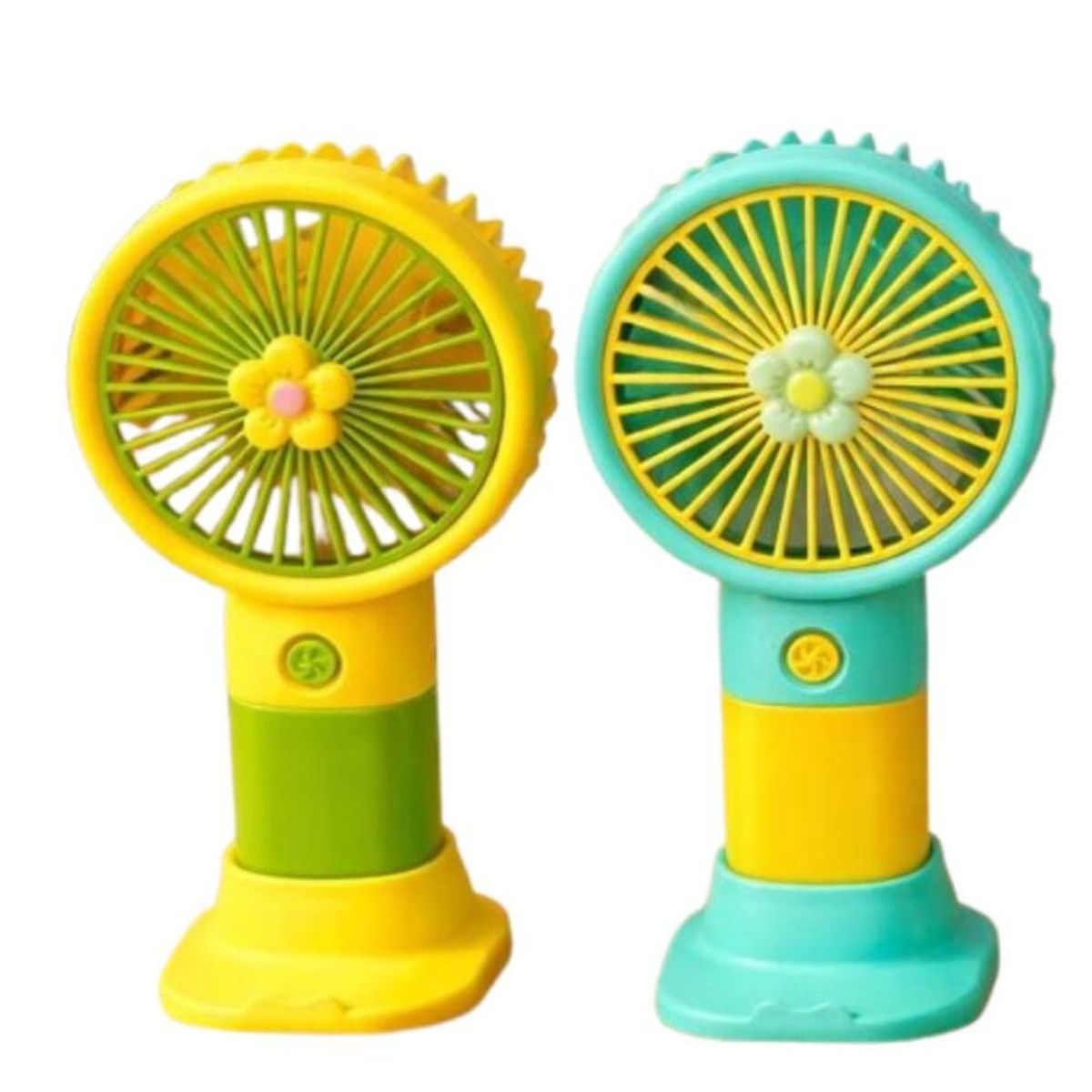 GENERICO - MINI VENTILADOR PORTÁTIL DE MANO MULTICOLOR