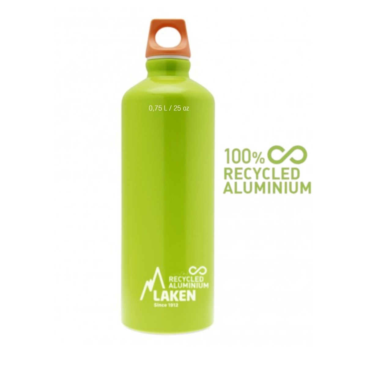 LAKEN - BOTELLA ALUMINIO RECICLADO FUTURA 0.75 LITROS