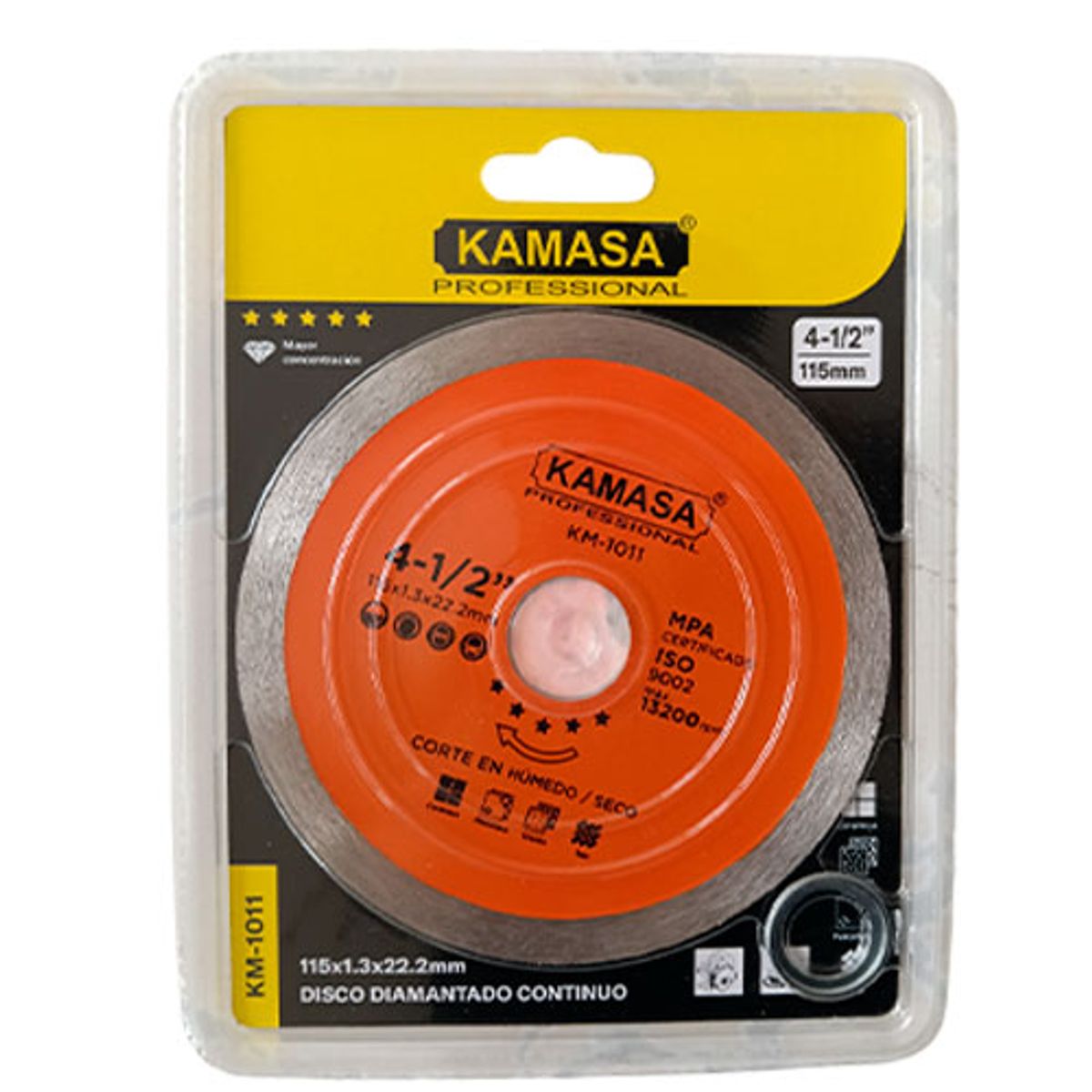 KAMASA - DISCO DIAMANTADO CONTINUO KAMASA KM1011 45