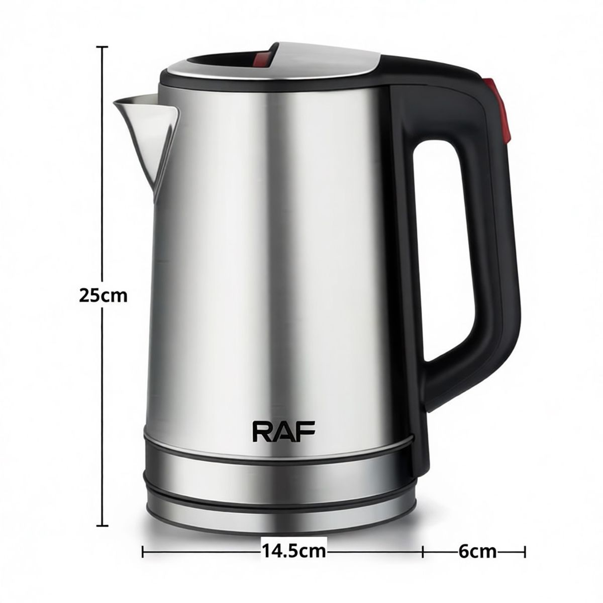 RAFF - Hervidor Eléctrico Raf R.7915 2.3 L1800w Acero Inoxidable