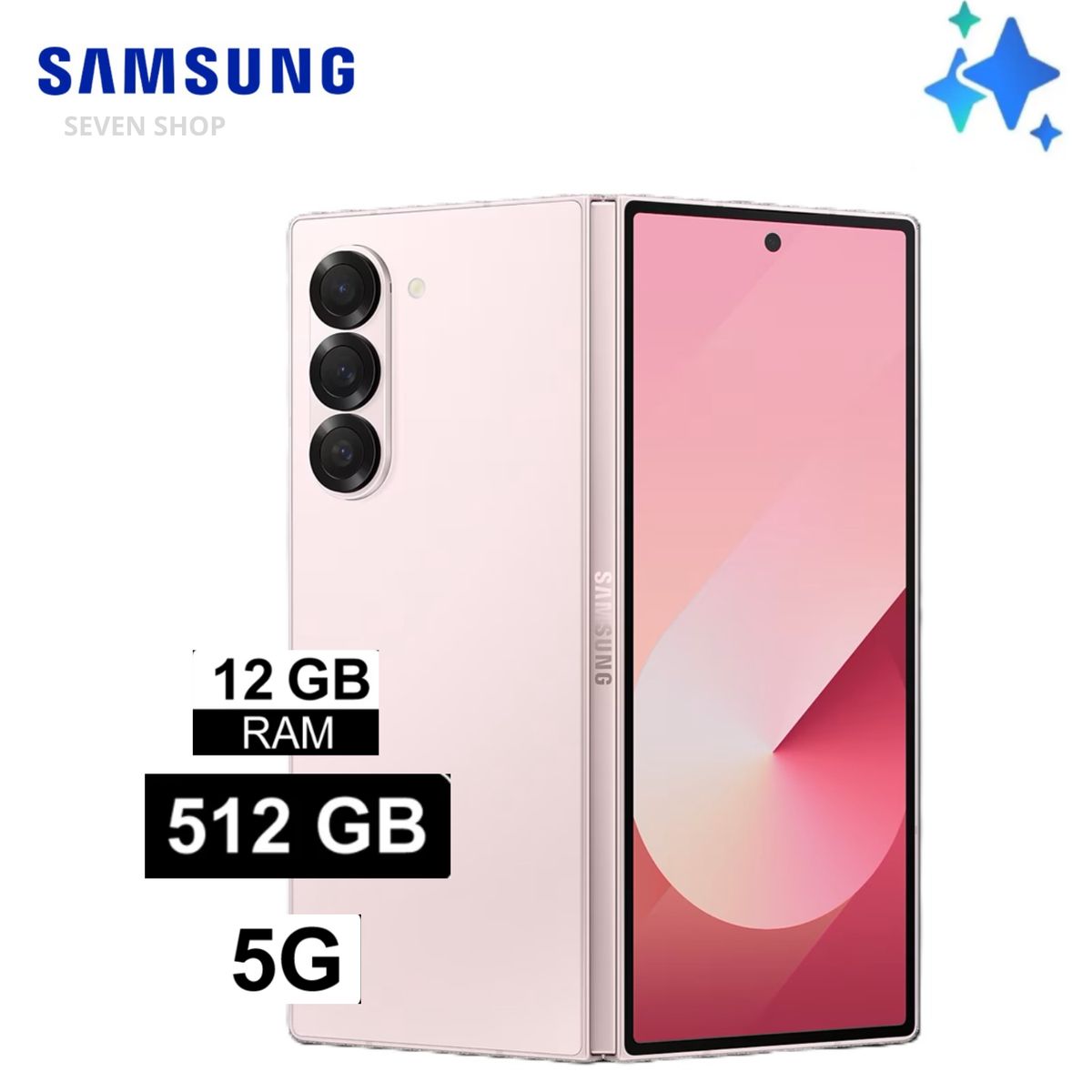 SAMSUNG - SAMSUNG Galaxy Z fold 6  512GB 12GB - ROSADO