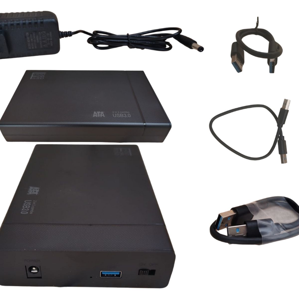 GENERICO - Case Para Disco Duro Sata 2.5 Y 3.5 Usb 3.0 Pc Laptop Portatil