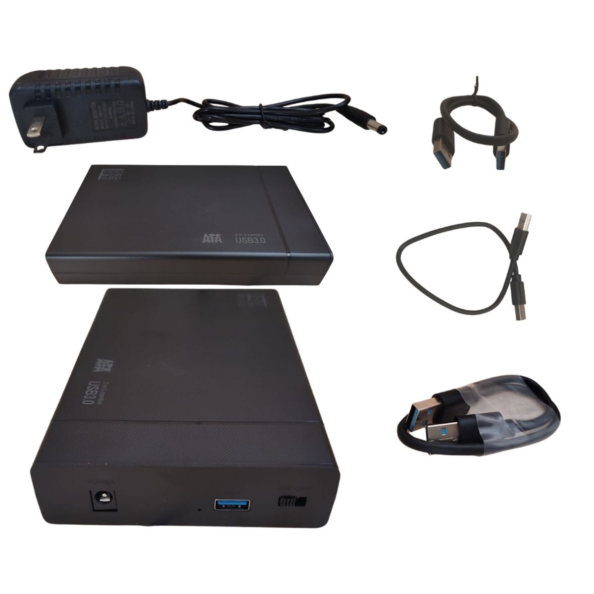 GENERICO - Case Para Disco Duro Sata 2.5 Y 3.5 Usb 3.0 Pc Laptop Portatil