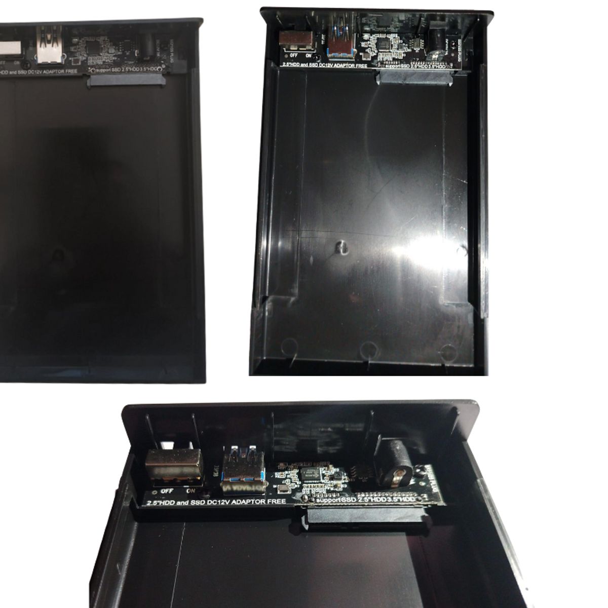 GENERICO - Case Para Disco Duro Sata 2.5 Y 3.5 Usb 3.0 Pc Laptop Portatil