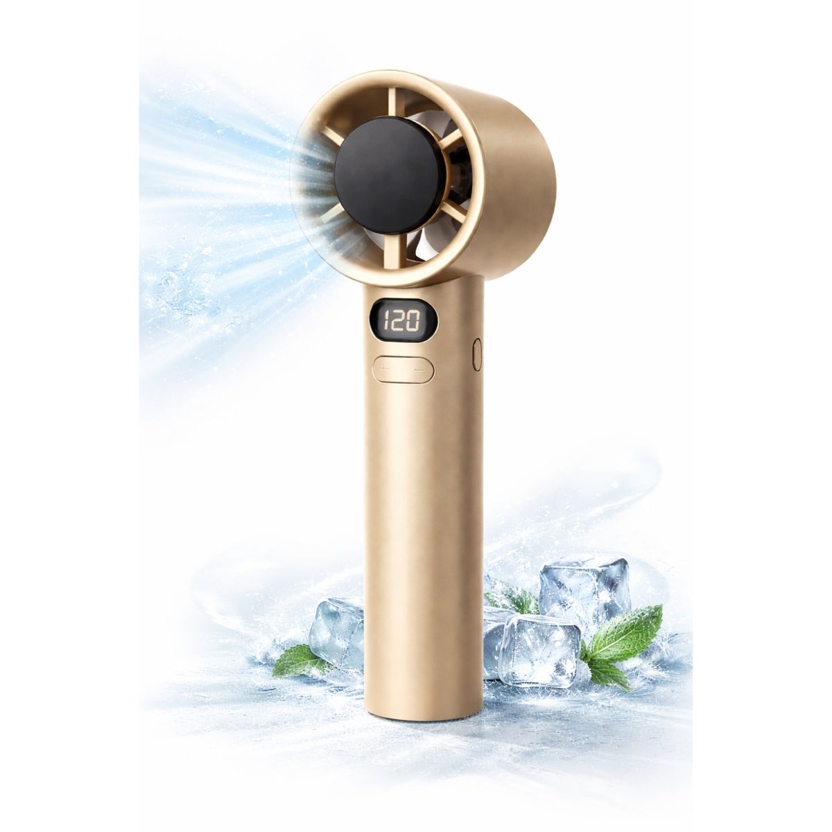 OEM - Ventilador de Mano Ejecutivo Portatil 120 Velocidades Ventilador Marron