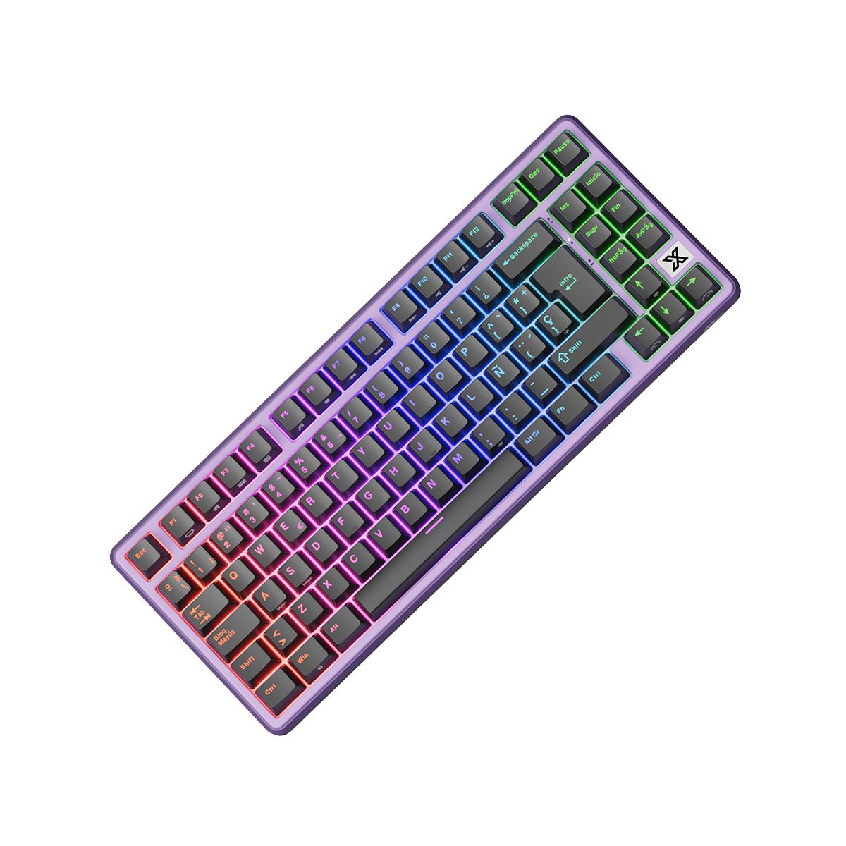 ROYAL KLUDGE - Teclado Royal Kludge RK X87 Cableado BLACKBERRY MOUSSE - CREAMY SWITCH