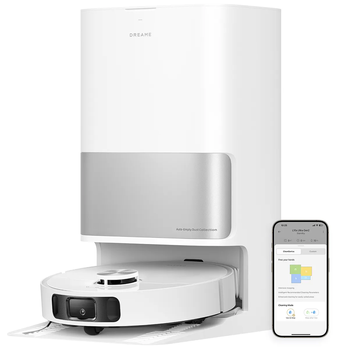 DREAME - Robot Aspirador Dreame L10s Ultra Gen 2 Todo En Uno Succion 10000pa