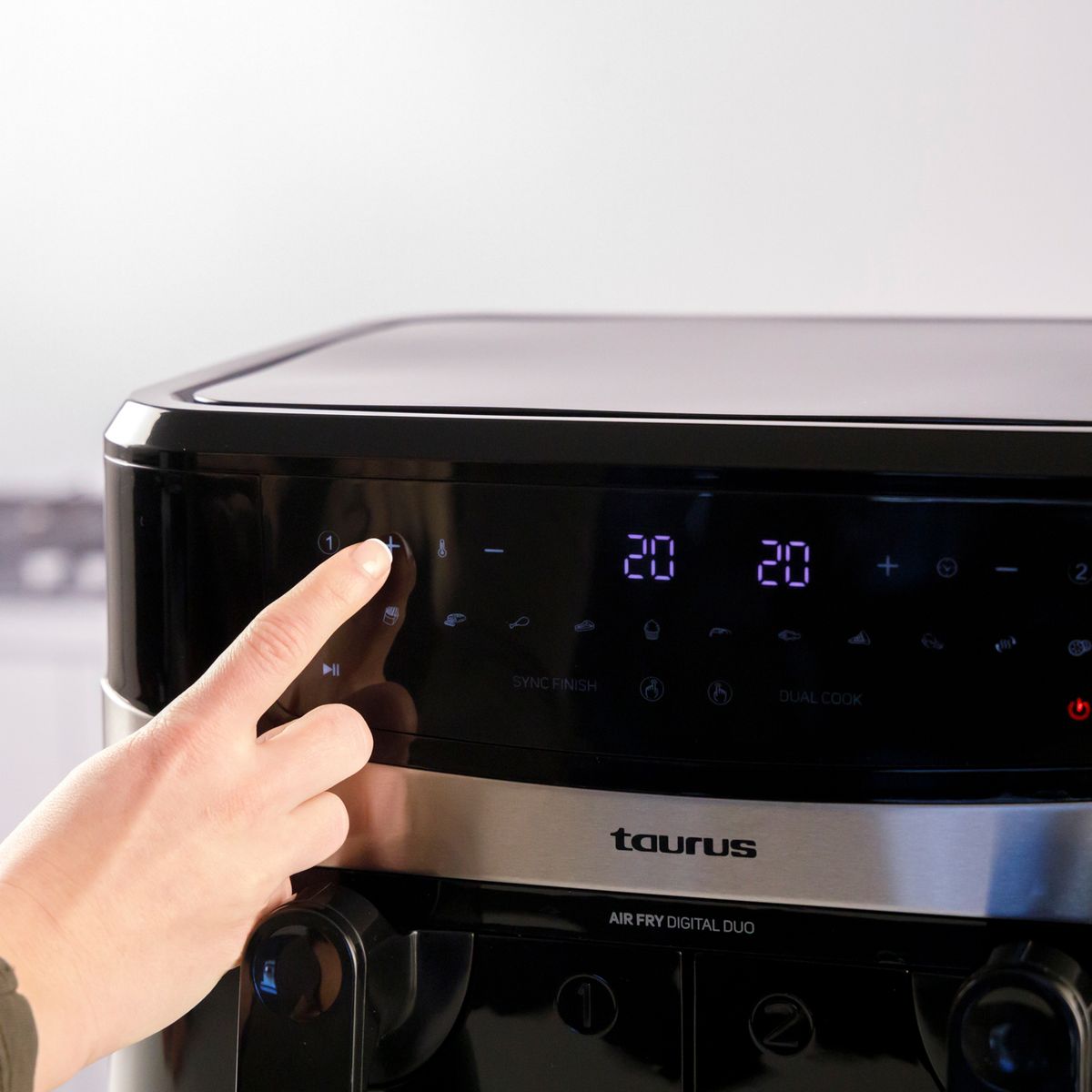 TAURUS - FREIDORA DE AIRE MOD AIR FRY DIGITAL DUO TAURUS