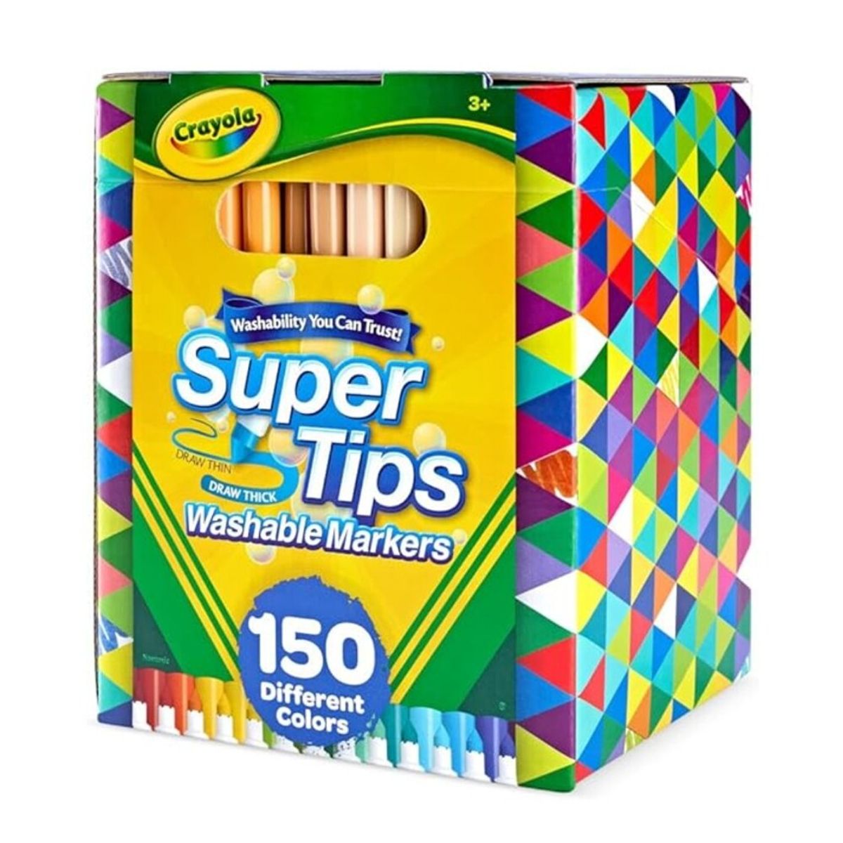 CRAYOLA - Crayola Marcadores Lavables SuperTips 150 Unidades