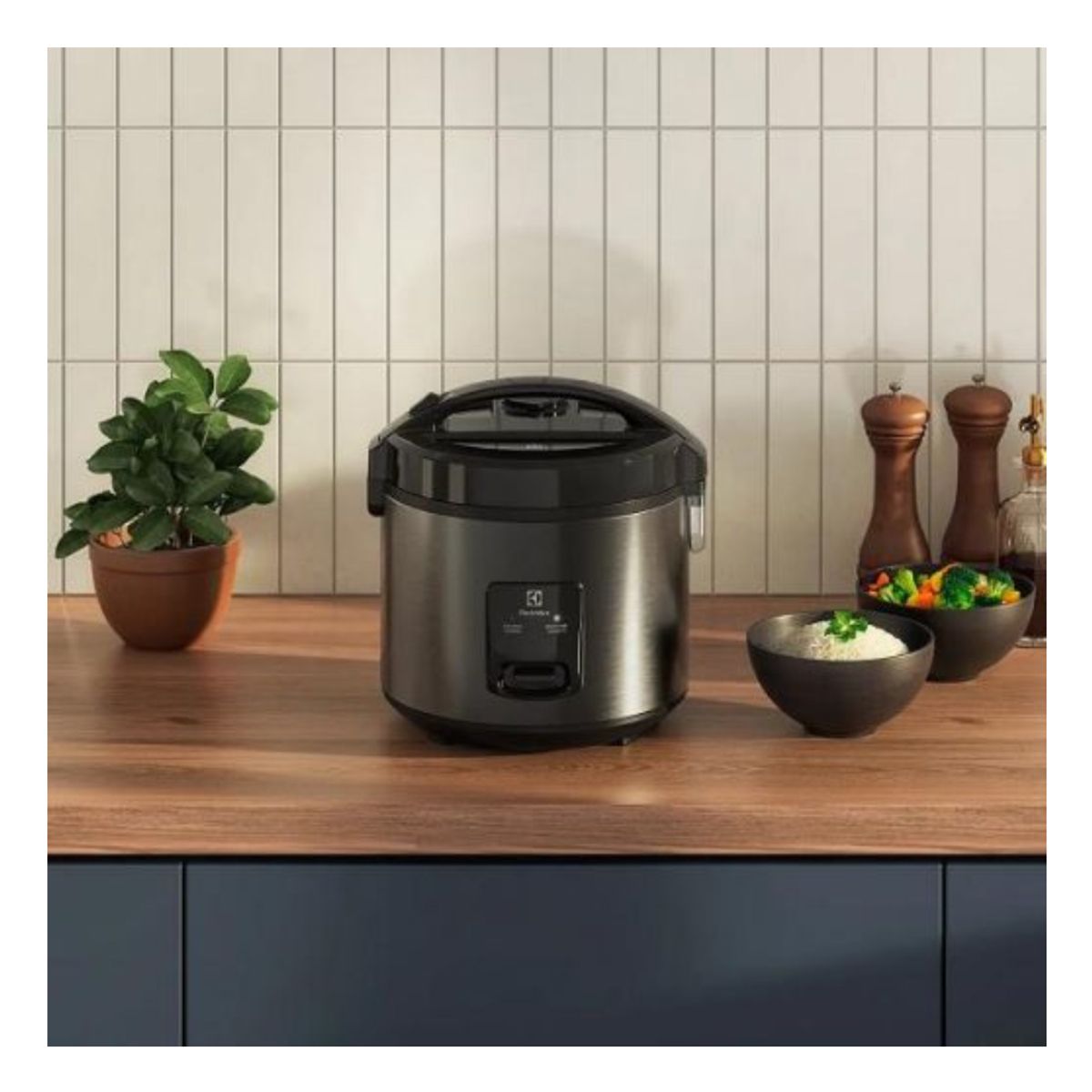 ELECTROLUX - Olla Arrocera Eléctrica Efficient ERC30 3.5 L con Función Vapor