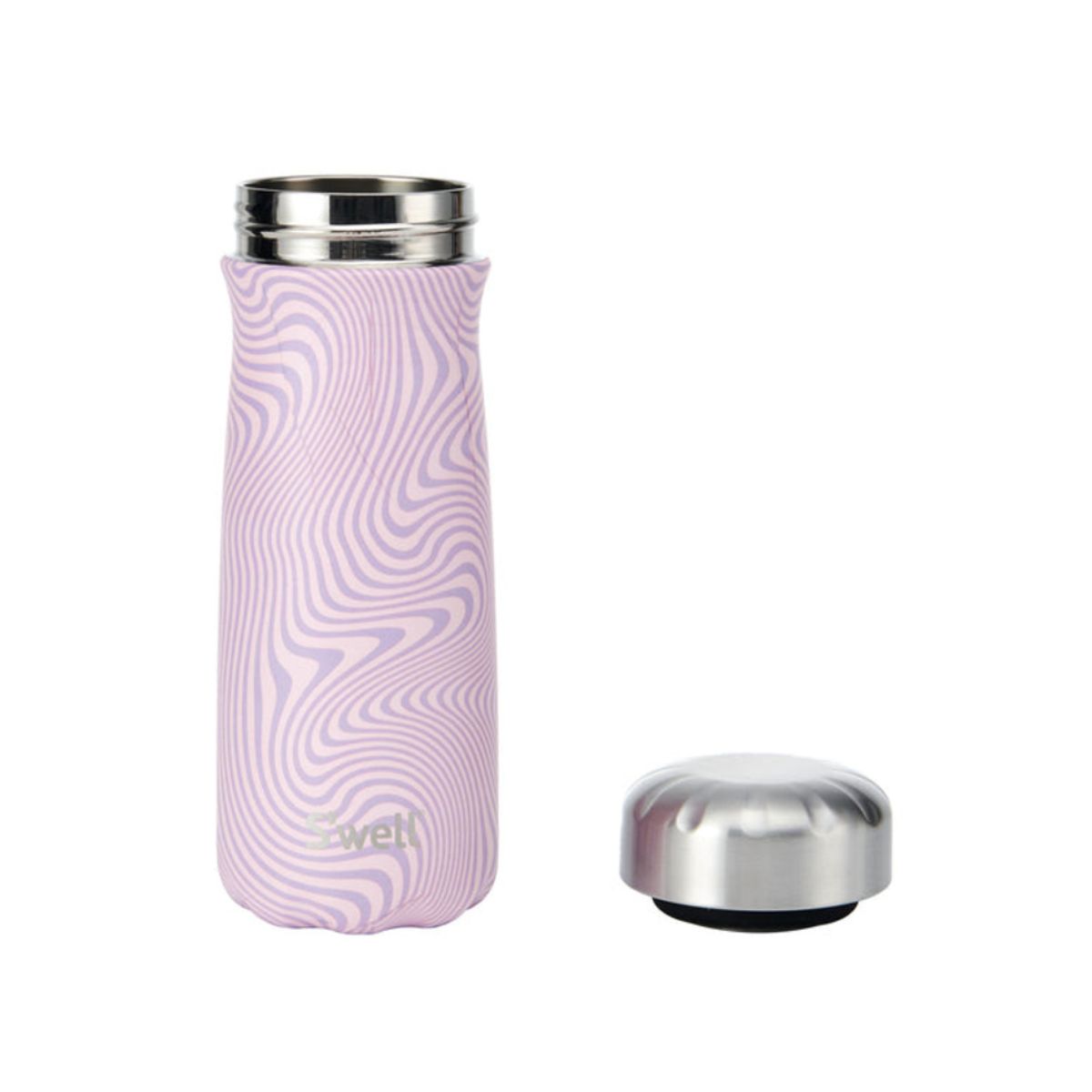 GENERICO - 470ml Lavender Swirl Traveler Sleeved Taza térmica S’well