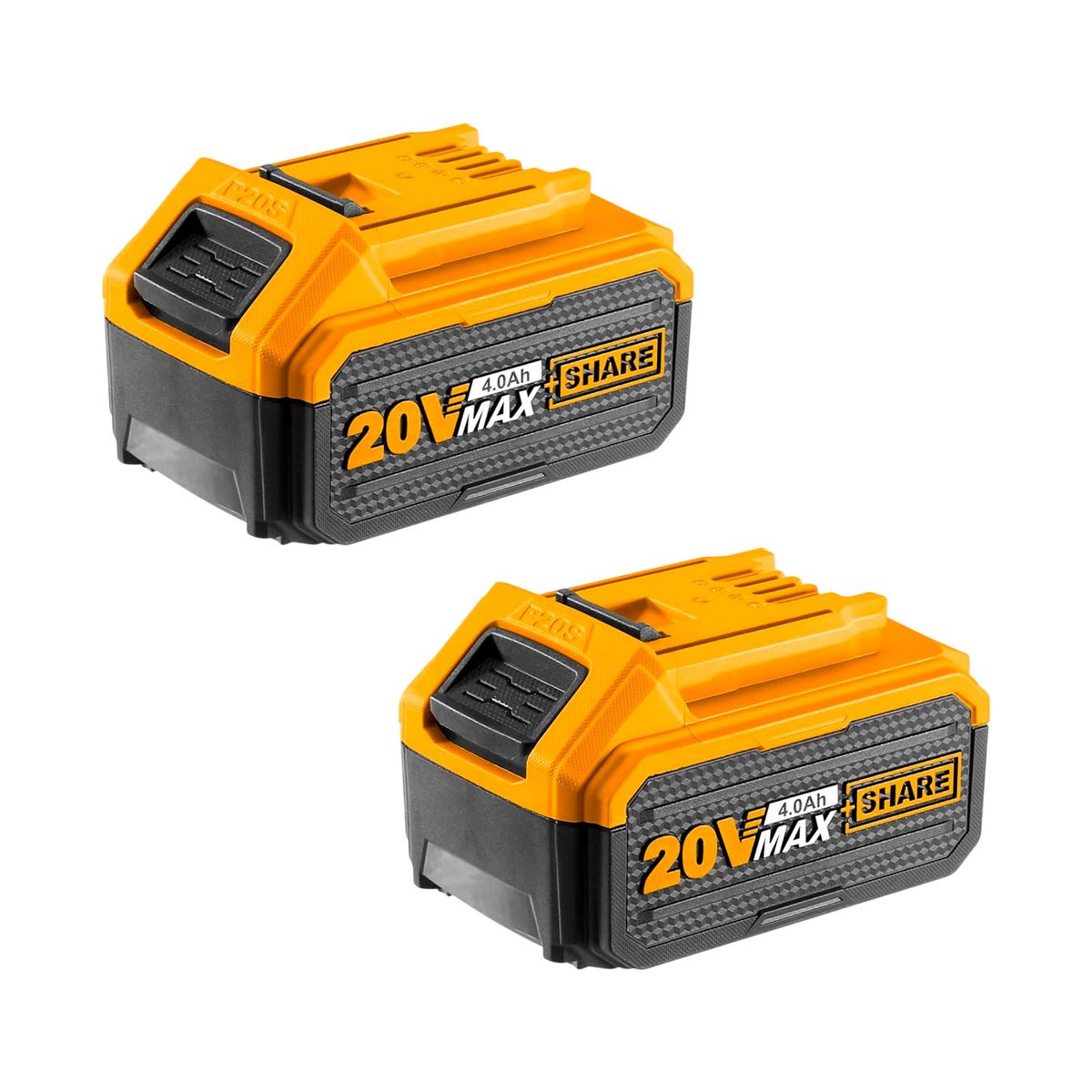 INGCO TOOLS - Pack X2 Batería Litio 20v Max 40ah Alta Duración Ingco