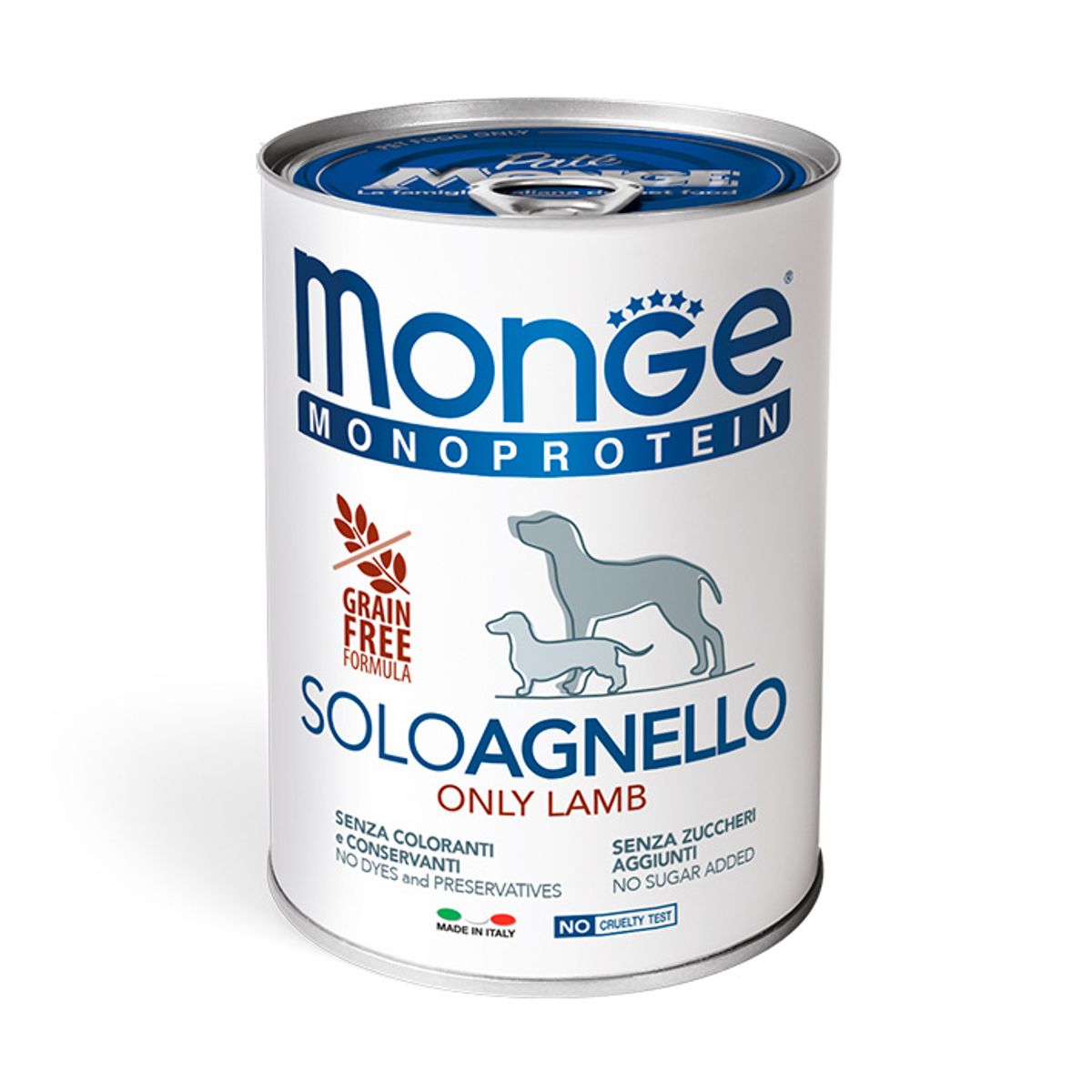 MONGE - Monge Monoprotein Cordero Lata 400gr - Perros Adultos