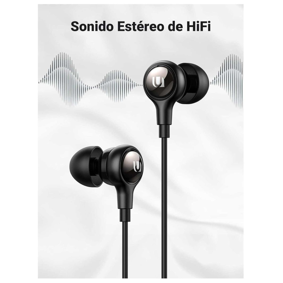 UGREEN - Audifono UGREEN Type C In-Ear Con Micrófono UGREEN con Micrófono y  Control de Volumen