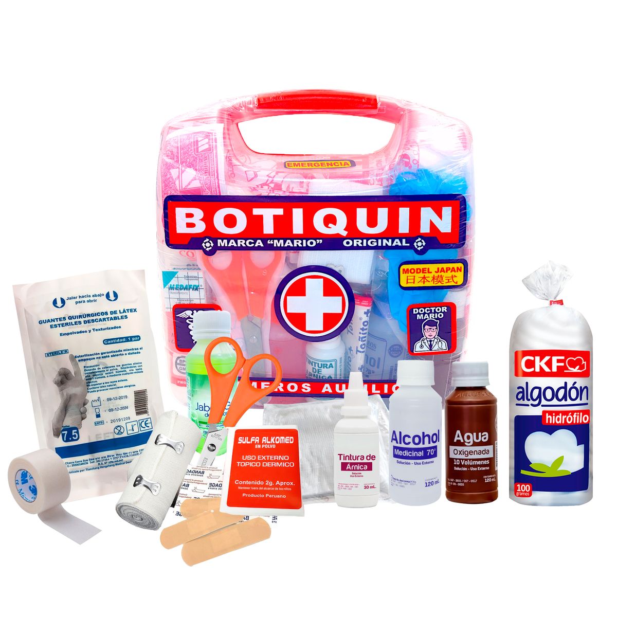 GENERICO - Botiquín de Emergencia Tipo Lonchera Primeros Auxilios