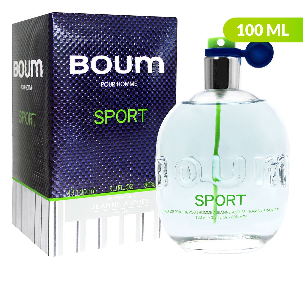 JEANNE ARTHES - Jeanne Arthes Parfum Boum Homme Sport Edt 100 ml Jeanne Arthes Parfum Hombre