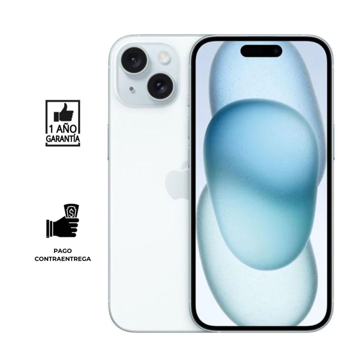 APPLE - iPhone 15  Plus Reacondicionado (ESIM) 128gb I Grado B I color: Azul