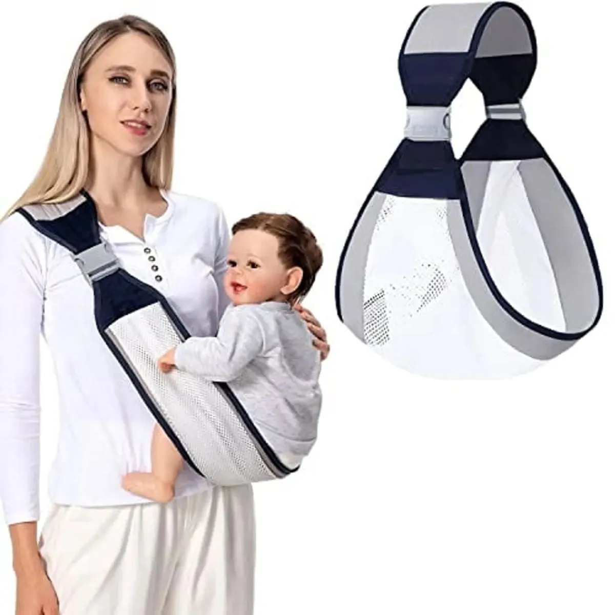 Canguro Fular Porta Bebe Diseño Vientre Mamá, marca GENERICO - Foto Principal