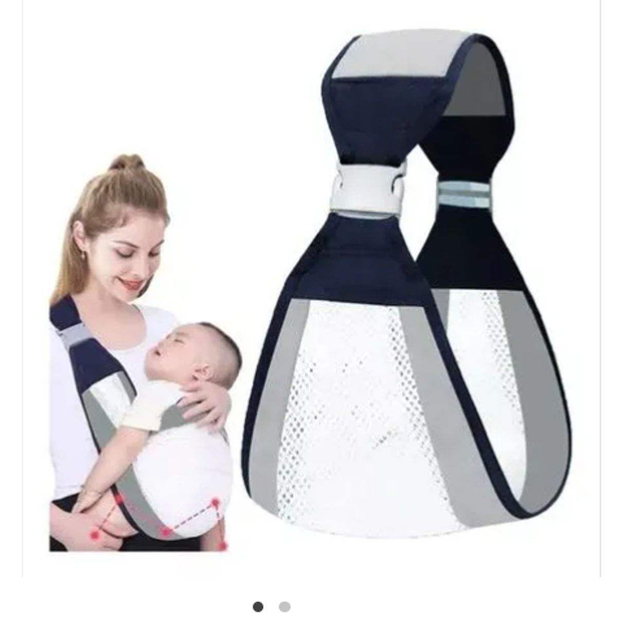 Canguro Fular Porta Bebe Diseño Vientre Mamá, marca GENERICO - Foto 2
