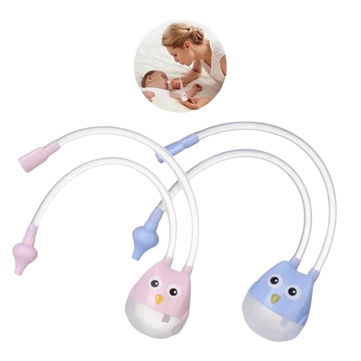 GENERICO - Aspirador Nasal Manual para Bebés Niño