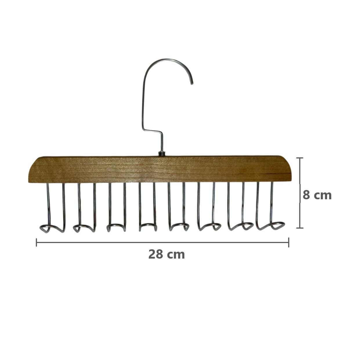 GENERICO - Set x2 ganchos para ropa perchas colgadores organizadores
