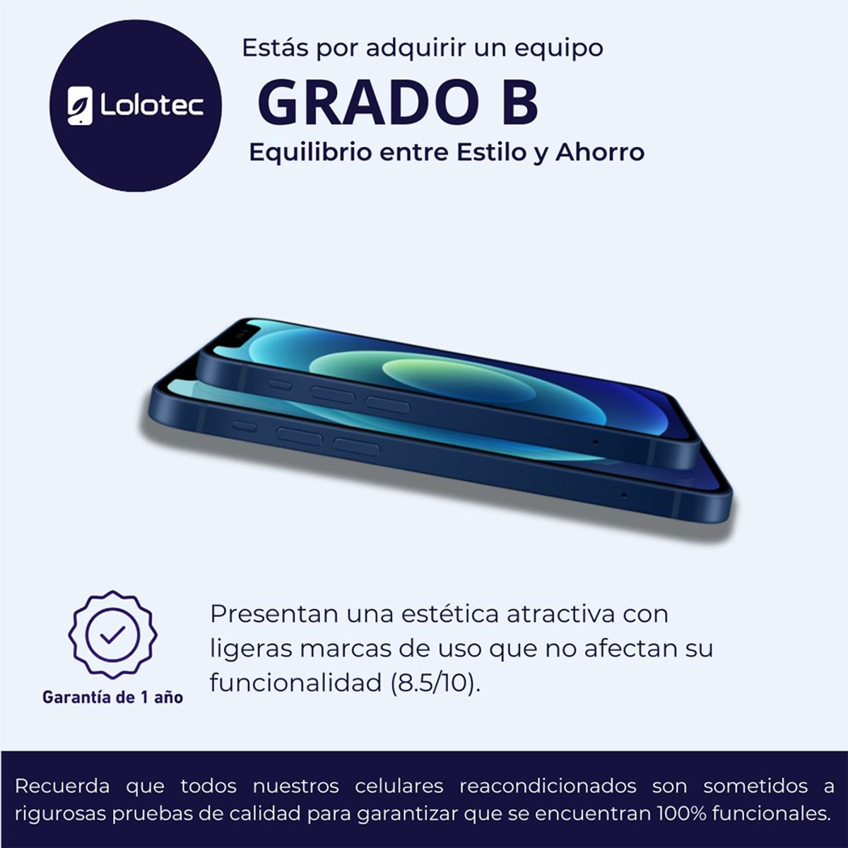 APPLE - iPhone 15 Pro Reacondicionado (ESIM) 128gb I Grado B I color: Azul