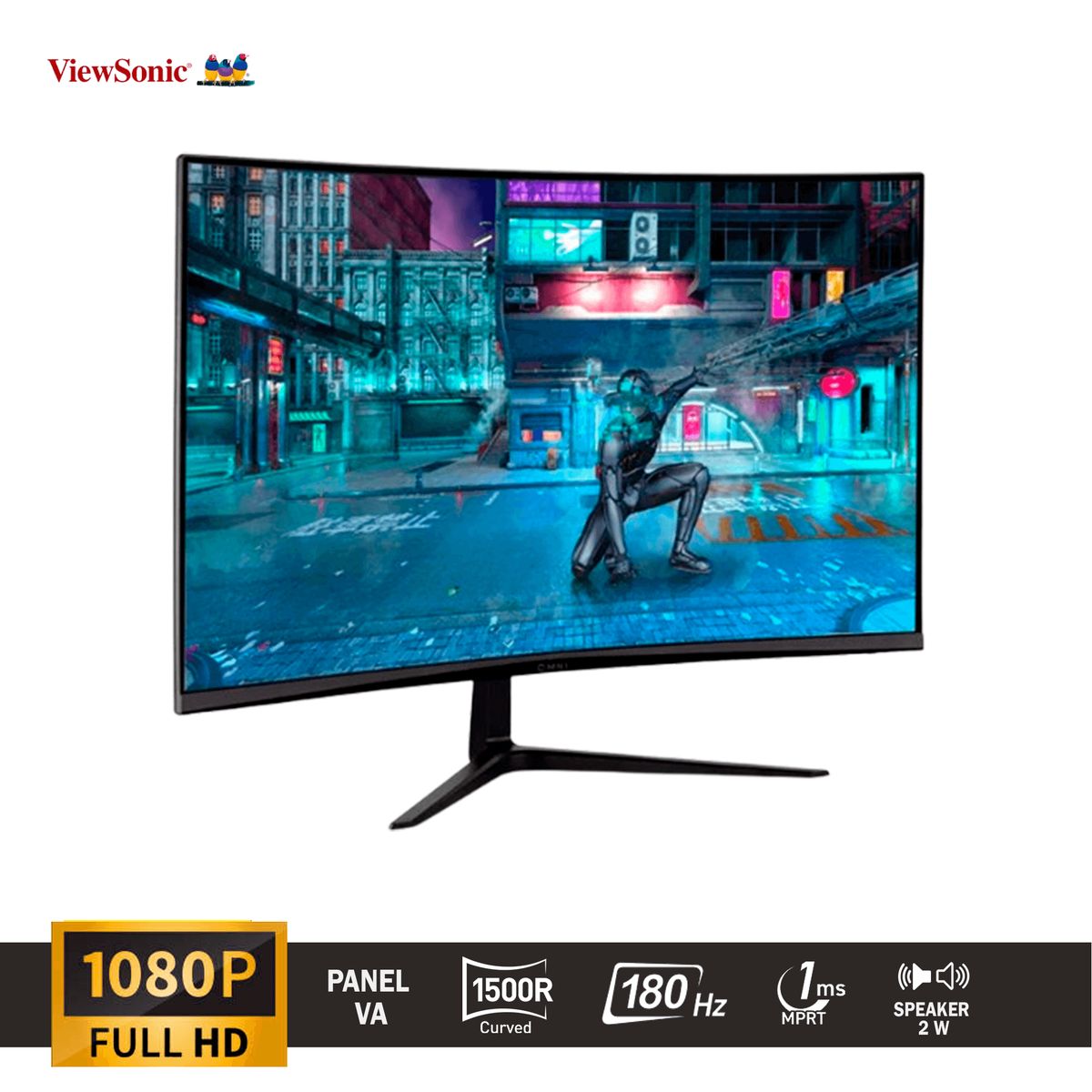 VIEWSONIC - MONITOR LED VIEWSONIC OMNI GAMING CURVADO 32 PULG PN VX3218-PC-MHD
