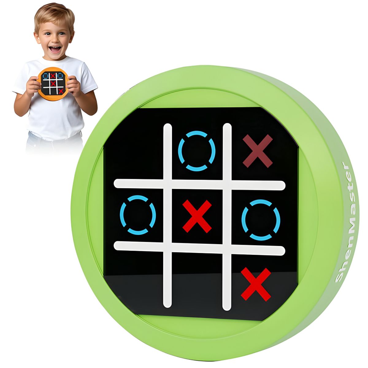 GENERICO - Juego Tres en Raya Electrónico Michi Portátil
