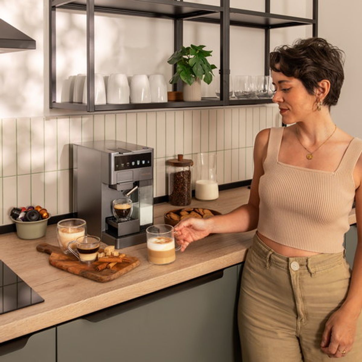 CECOTEC - Cafetera FreeStyle Latte