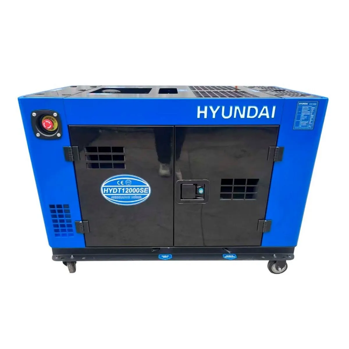 HYUNDAI - Generador Diesel Hyundai HYDT12000SE 95 KW 18 HP Trifásico