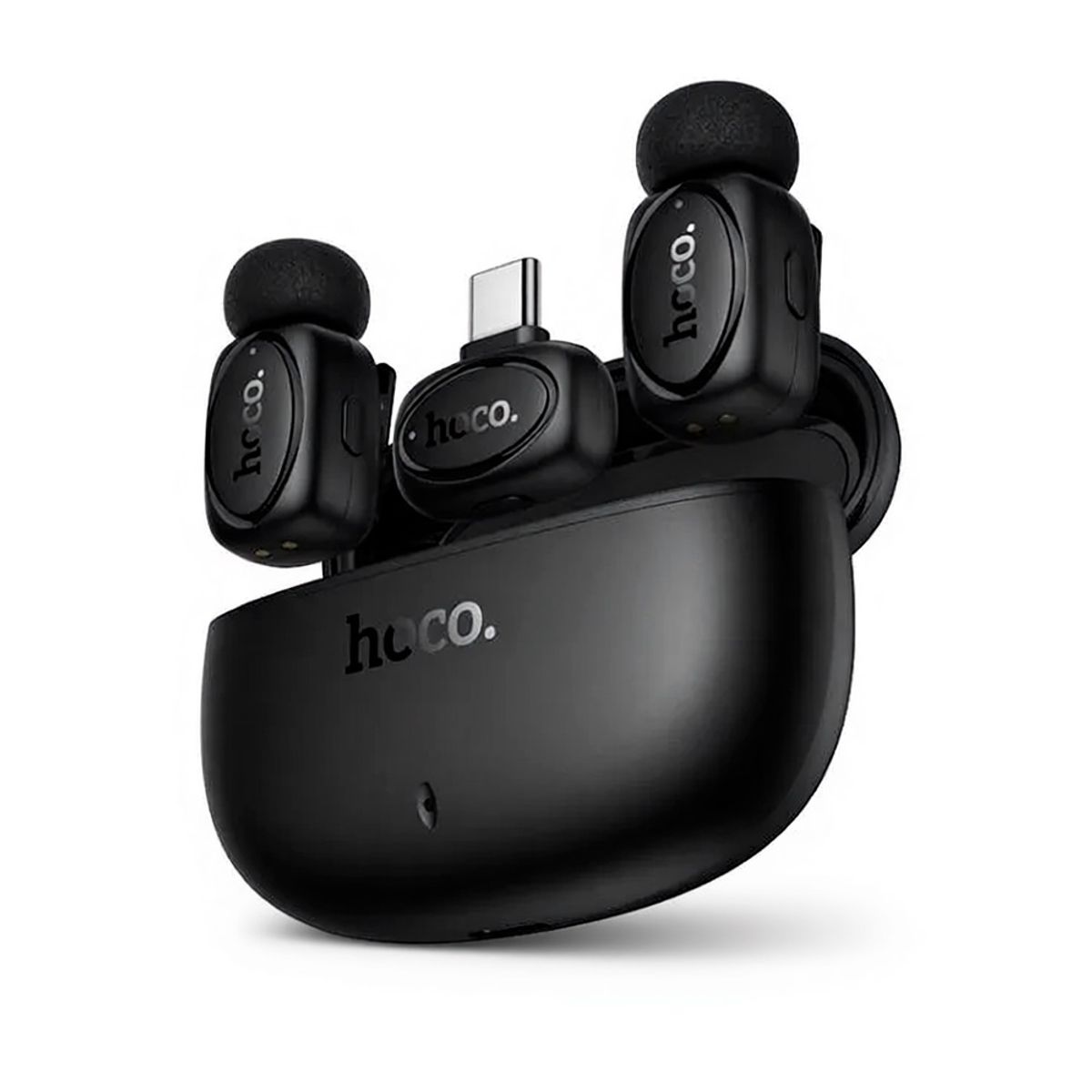 HOCO - Micrófono Tipo C Y Lightning Para Celular Hoco LL19 Dual Mic