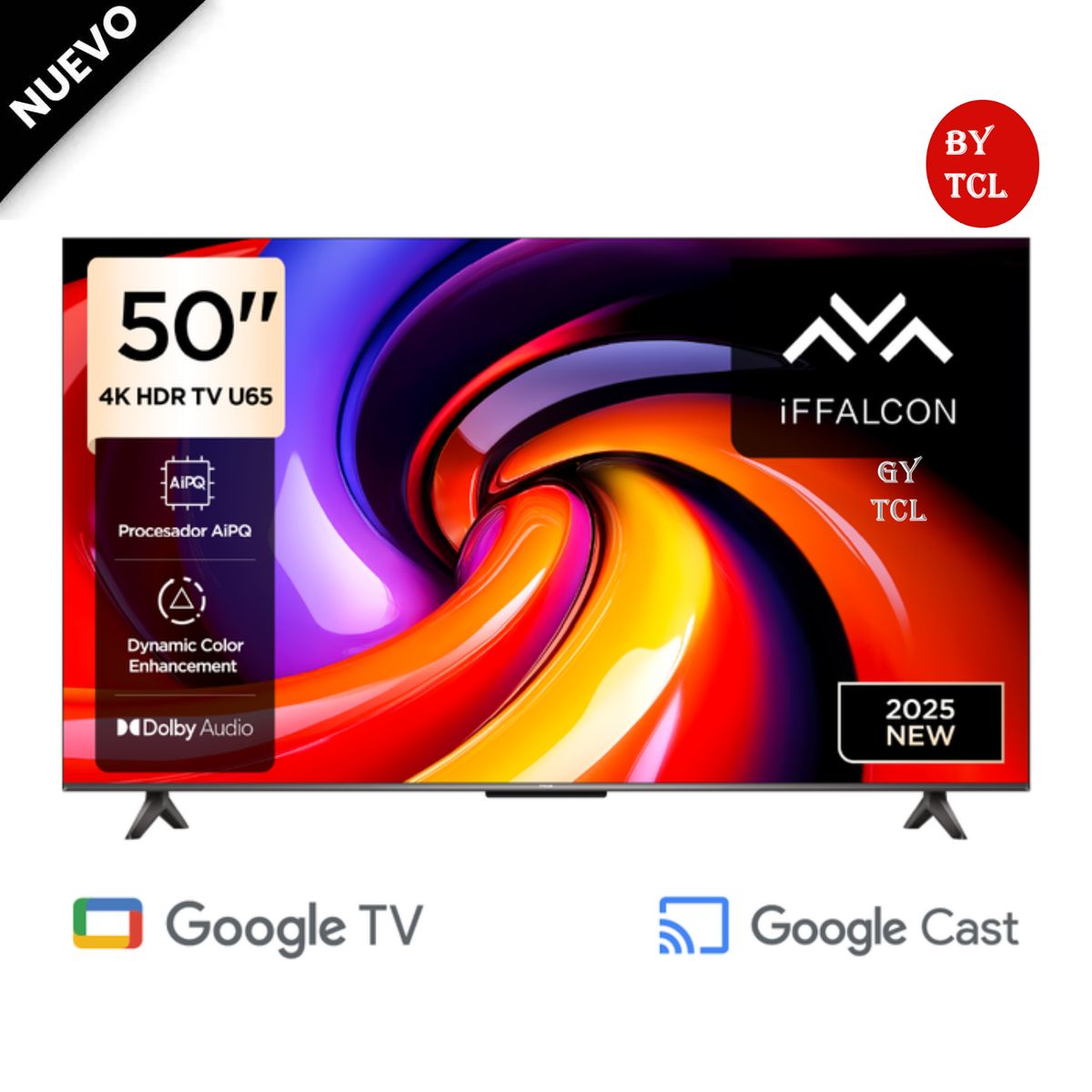 GENERICO - Televisor  iFFALCON 50" LED 4K UHD Google TV by TCL