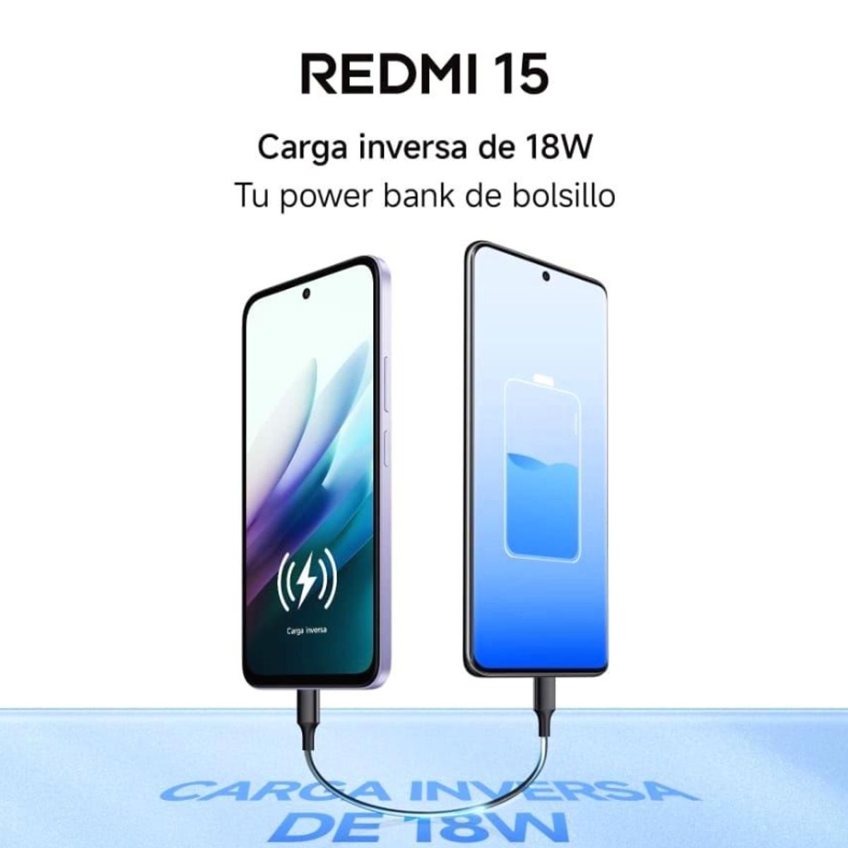 XIAOMI - Smartphone Redmi 15 Midnight Black 8G RAM 256G ROM