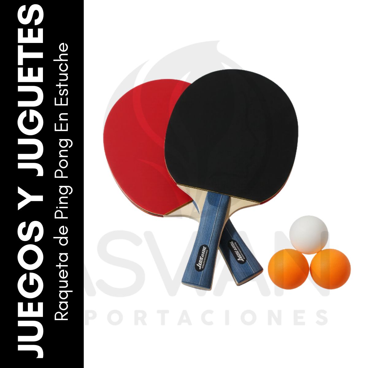 GENERICO - Raqueta de Ping Pong En Estuche